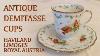 Rare Beautiful Dresden Ambrosius Lamm Ftd Courting Gilt Demitasse Cup Saucer